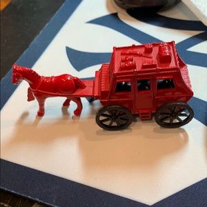 RED STAGECOACH PENCEL SHARPENER NICE DETAILS